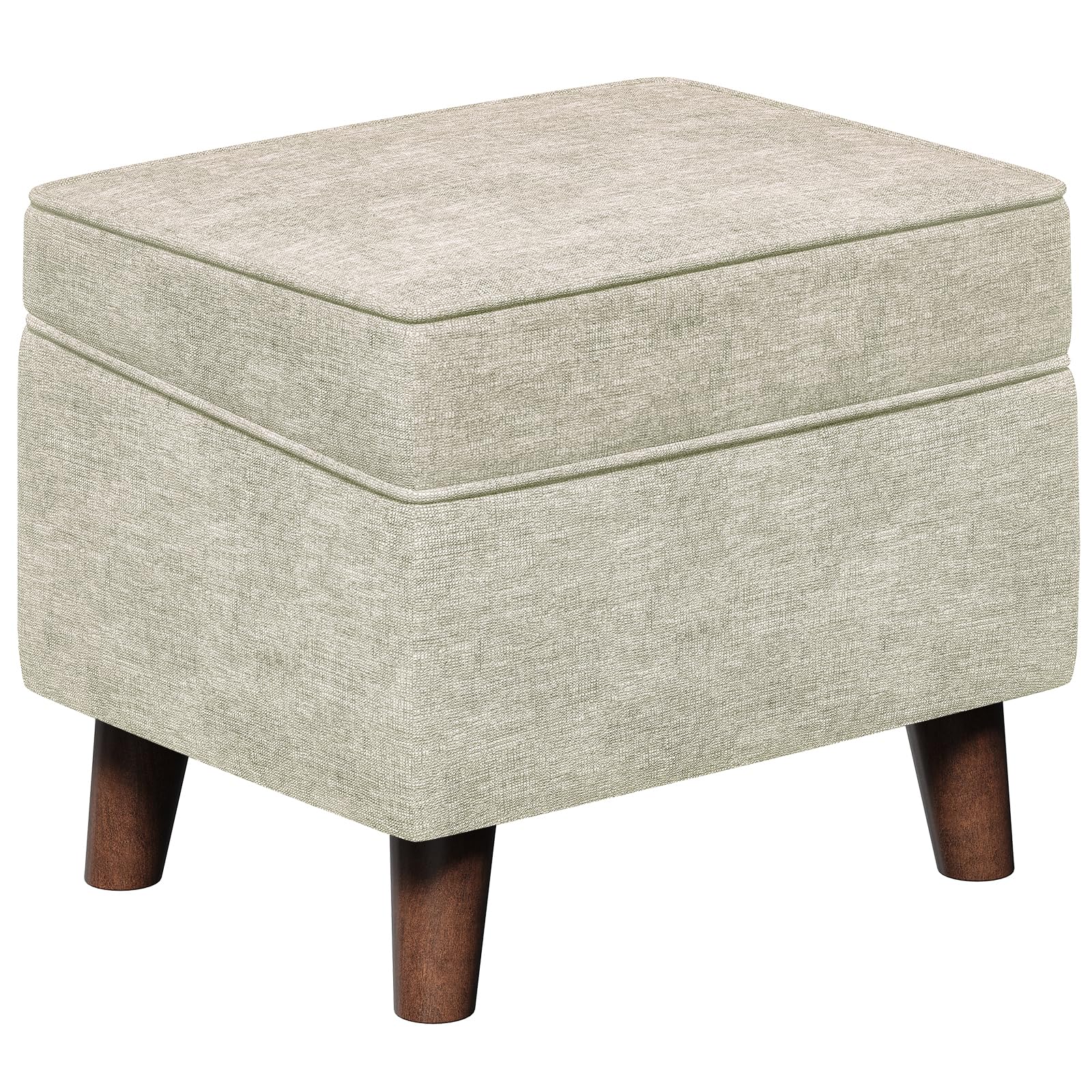 FAGAGA Foot Rest with Adjustable Cover, 18" Storage Ottoman Dorm