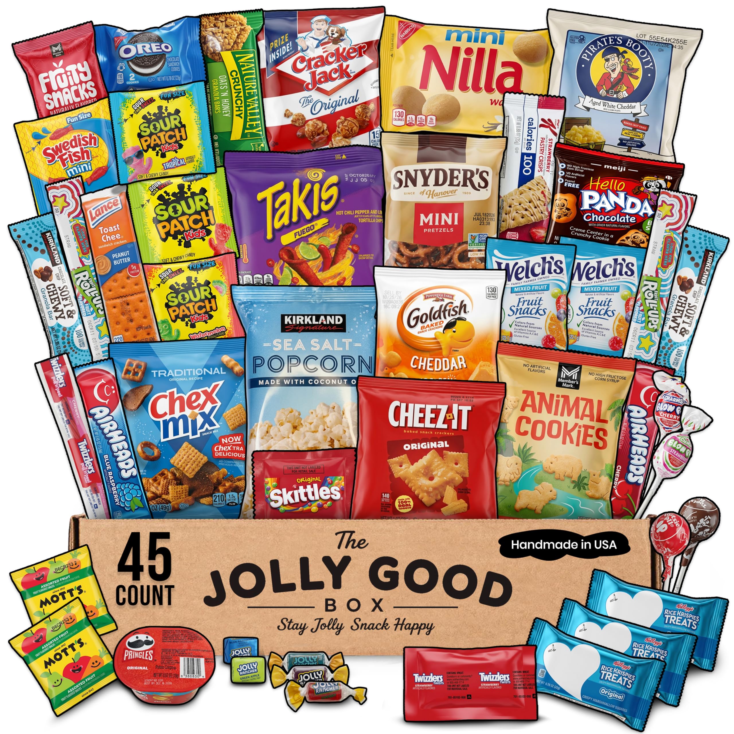 Amazon.com : 45 Count Variety Snack Box Care Package Gift Basket