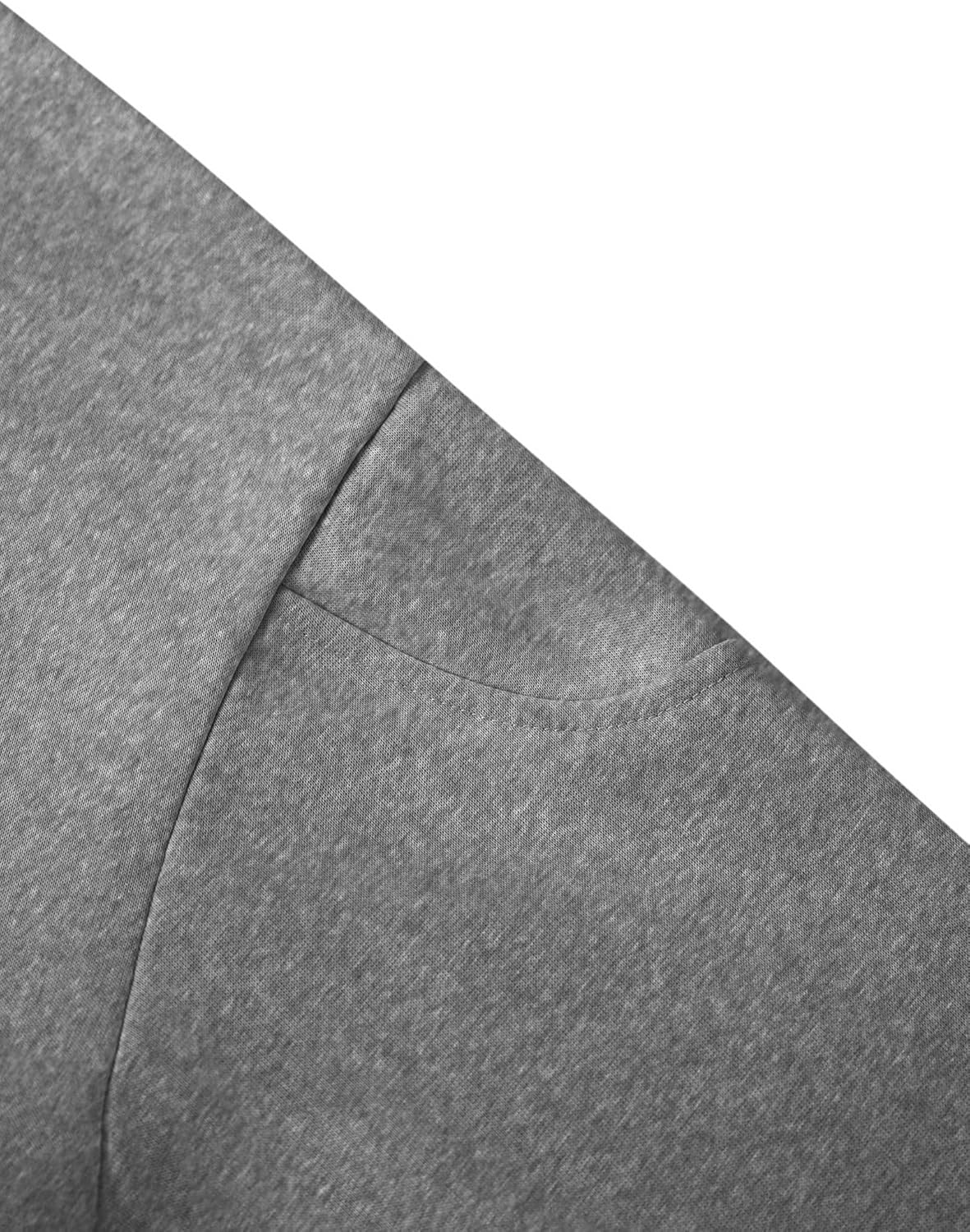 Remidoo Womens Cropped Sweatshirts Crewneck Sweatshirt Plain Streetwear Vintage Pullover - Image 5