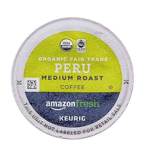 Vista 4 de Yaxa Fresh 80 unidades de K-Cups orgánicas de comercio justo, tostado medio de Perú, compatible con cafeteras Keurig
