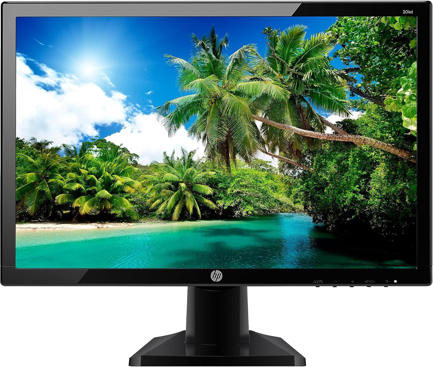 HP 20kd 19.5-Inch IPS Monitor with LED Backlight, Tilt, VGA and DVI-D Ports (Black, T3U83AA)