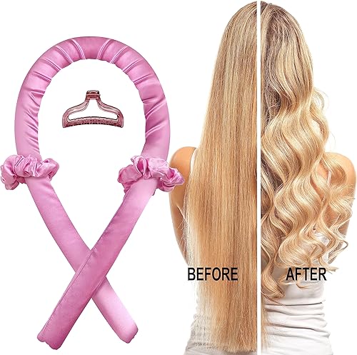 Miniatura 4 de Rizador sin calor, diadema de rizador sin calor, diadema rizadora durante la noche, diadema de rizador sin calor para cabello largo. Diseña y crea