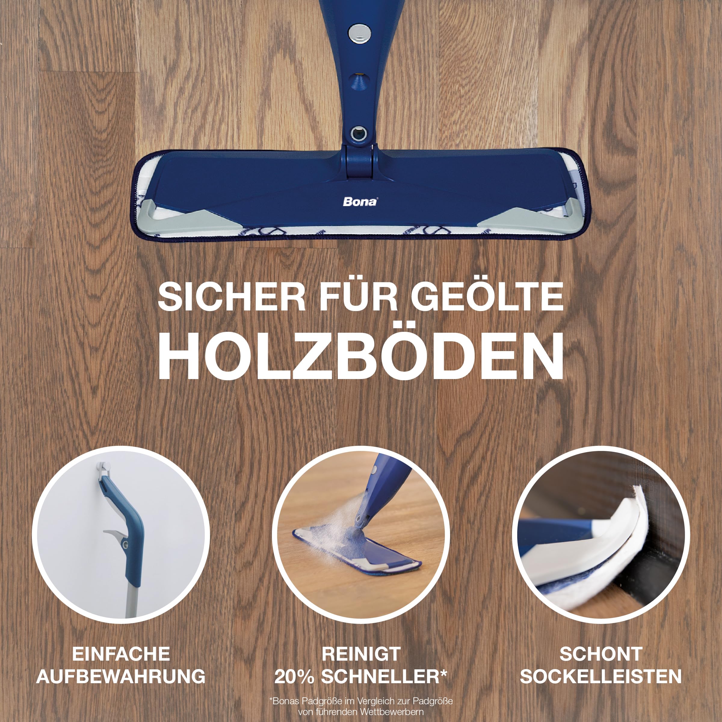Spraymop für geölte Holzböden