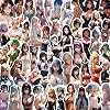 Anime Waifu Stickers 50 PCS 3-Inch | Cute Anime Girl Characters | Large Size Stickers | Decals for Car Mirrors, Laptop, Water Bottles | Waterproof Vinyl Stickers | Aesthetic Scrapbook Stickers