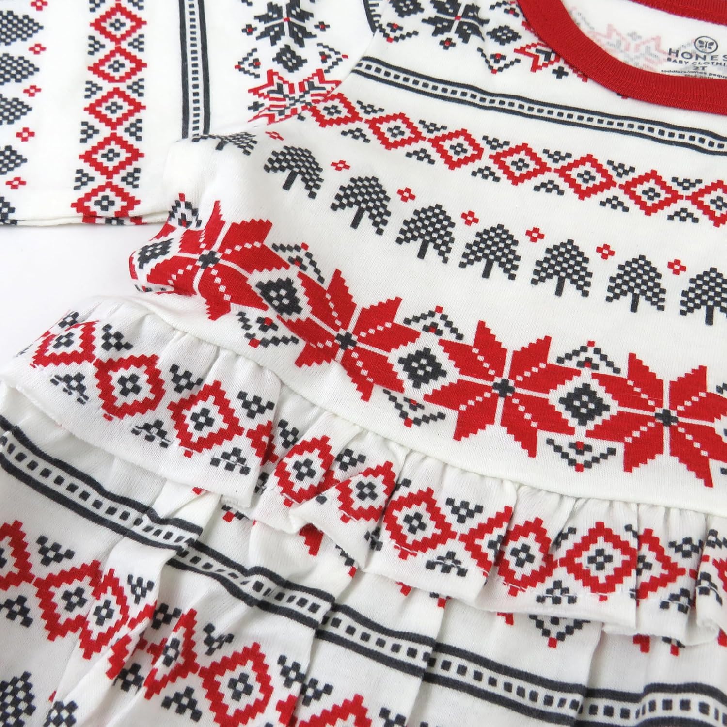 HonestBaby baby-girls 2-piece Tunic & Legging Set 100% Organic Cotton for Infant Baby and Toddler Girls, Unisex - Image 3