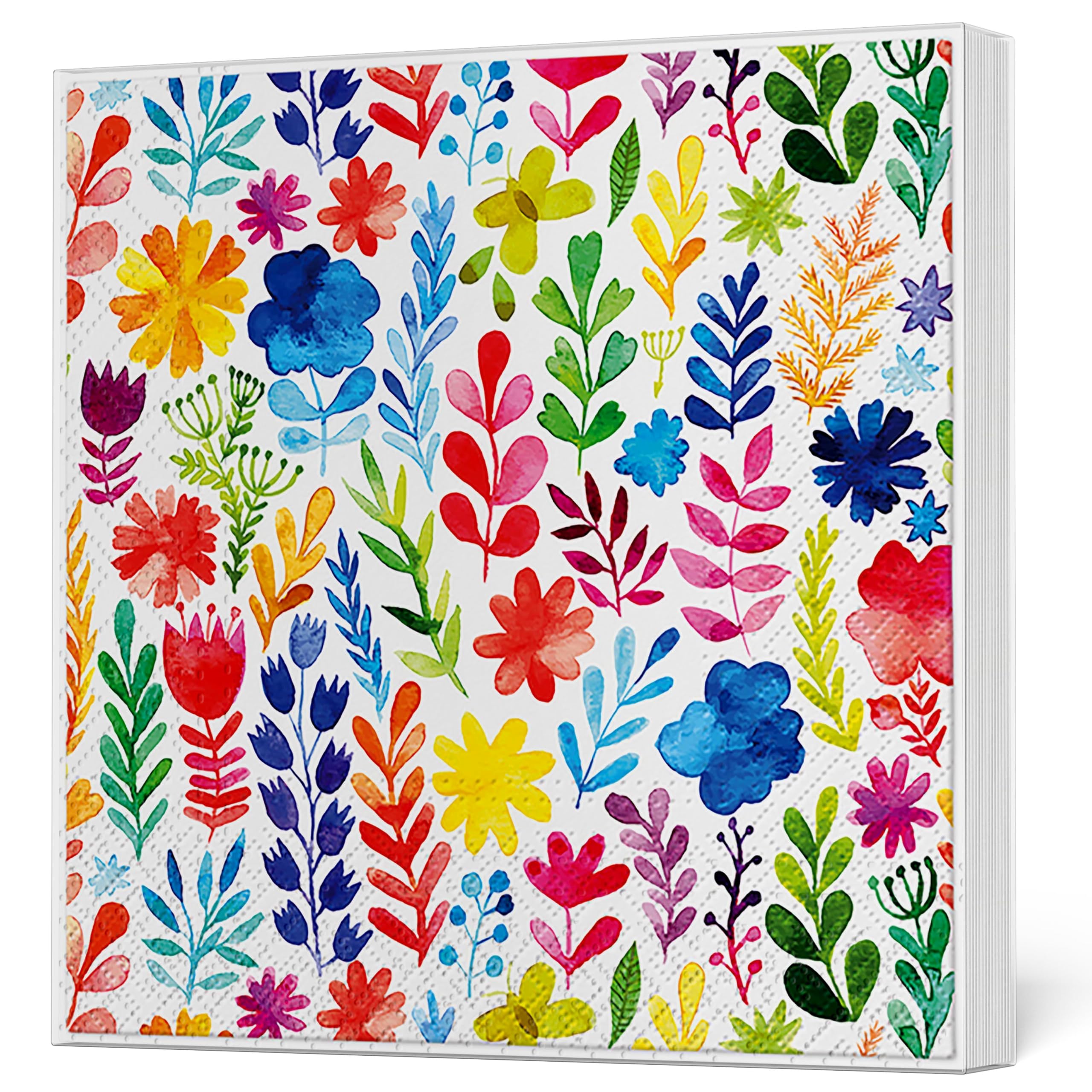 Tete a Tete 3Ply Flowery Tissue Paper Napkins Decoupage Serviettes 33cm x 33cm - 1/4 Folded (Pack of 20) (Botanical Memories) — view 19