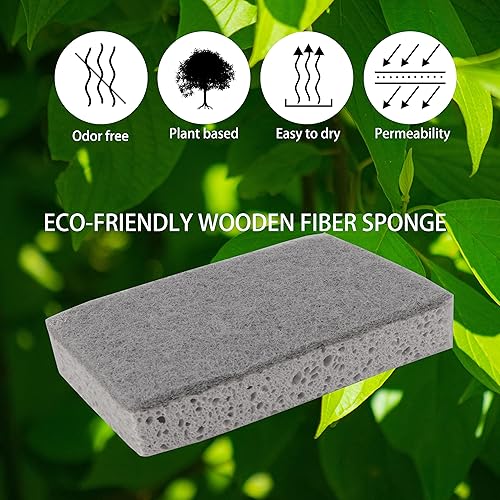 Miniatura 4 de POMNI Paquete de 24 esponjas para fregar antiarañazos, esponjas de cocina de doble cara para lavar platos y uso en la cocina