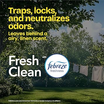 Glad ForceFlex MaxStrength Kitchen Trash Bags, Rip and Tear Resistant, Fresh Clean Scented Large Garbage Bags, Odor Control, Febreze Freshness, 20 Gallon Trash Bags, 80 Count