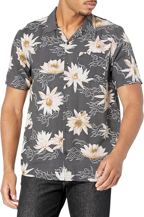 Chemise hawaïenne boutonnée à manches courtes en Benin