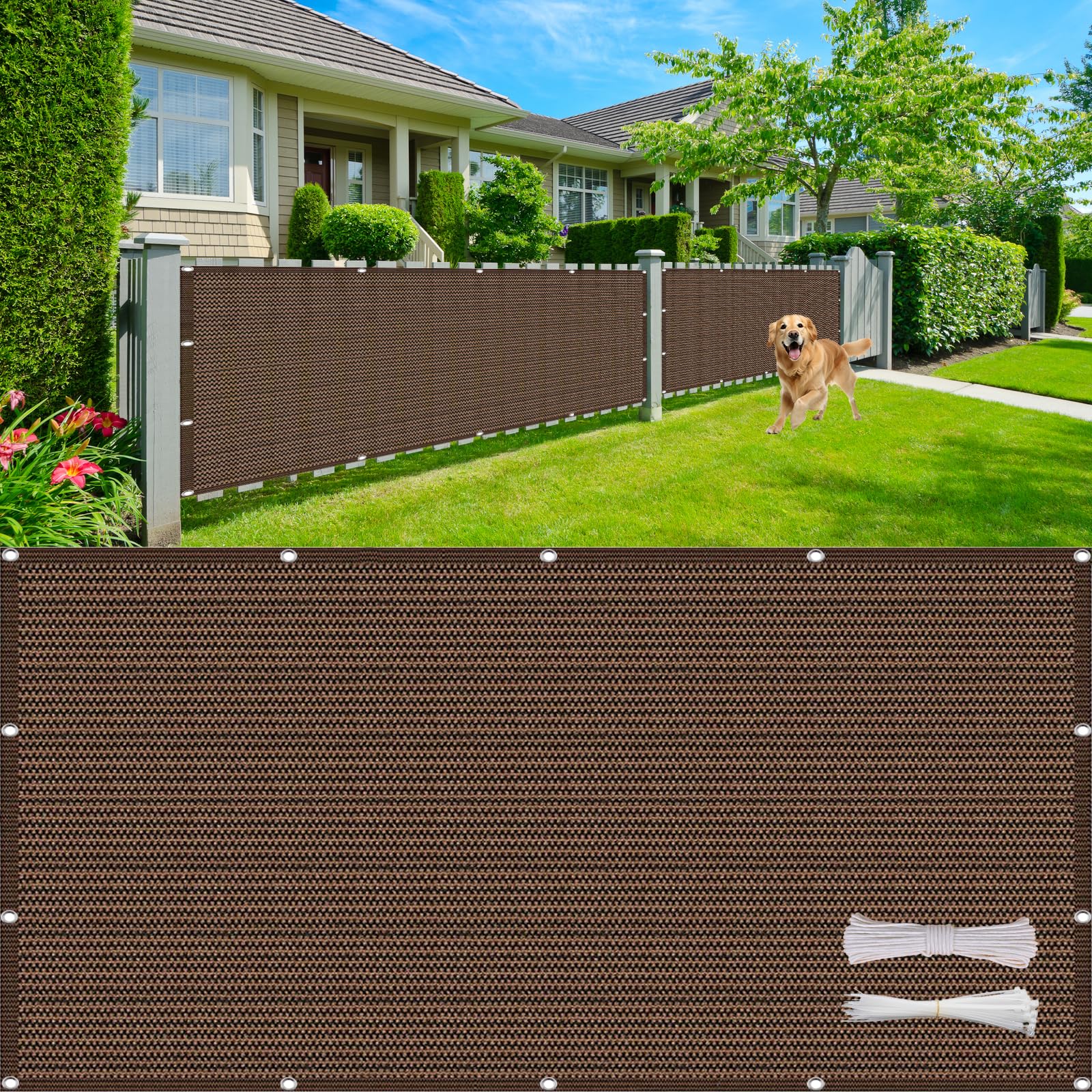 Paravent de balcon de jardin pour créer un coin d'ombre sur la terrasse