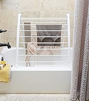 Vista 3 de Whitmor Spacemaker - Estante de secado, color blanco