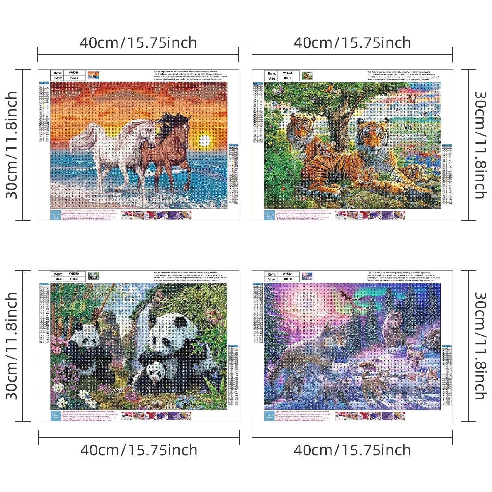 HMDIIMGE Golden Snake 5D Diamond Painting Kit For Adults - 12x16 Inch Full Drill, Animal Art For Home Decor - View #7