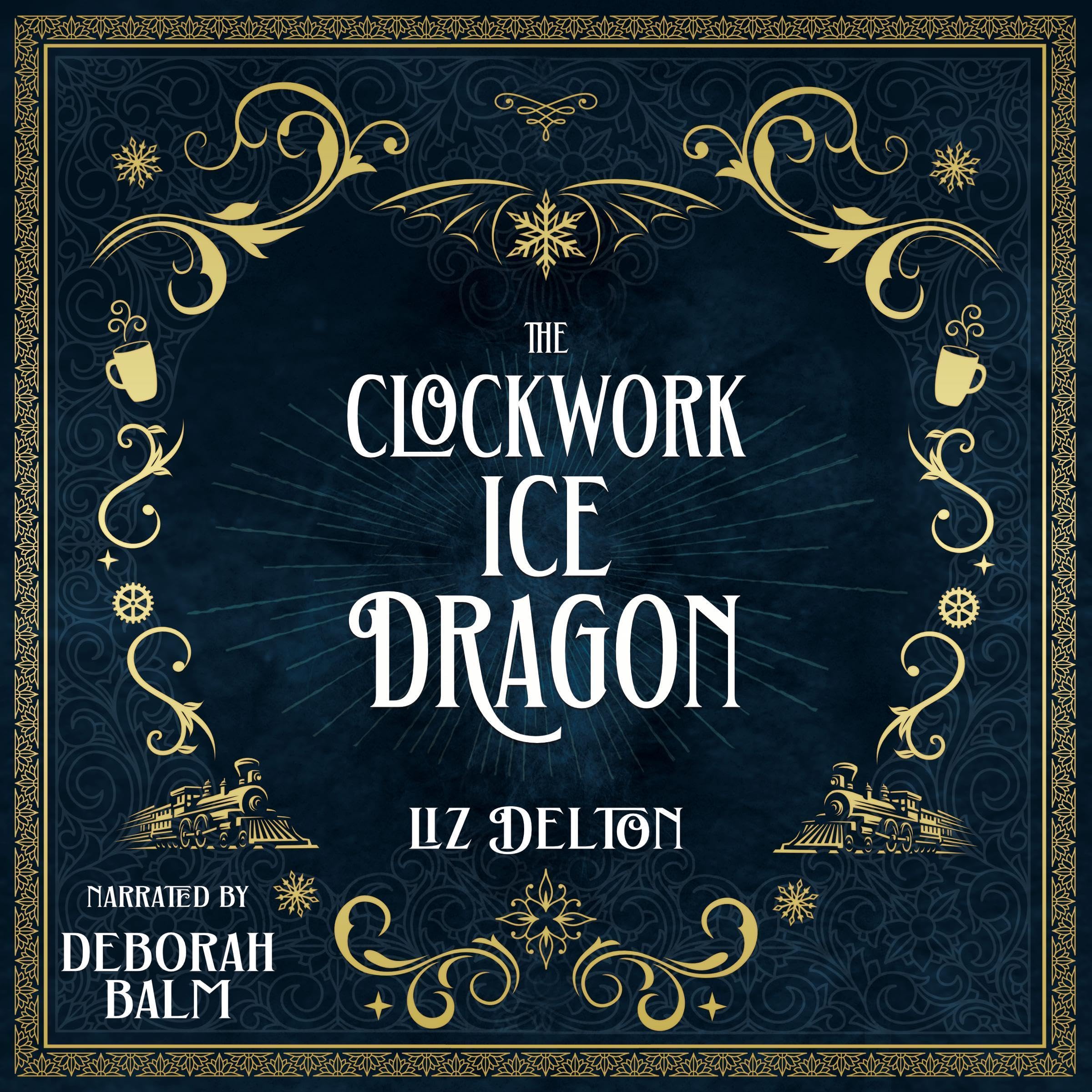 Cover art for The Clockwork Ice Dragon