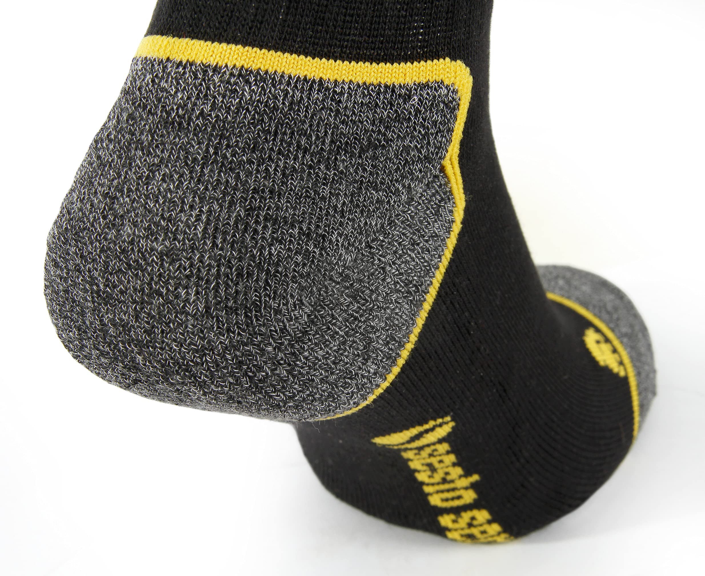 sesto senso Calze da Lavoro Sneaker 6/12 Paia Cotone Calze Lungo Robuste Tallone e Punta Rinforzati