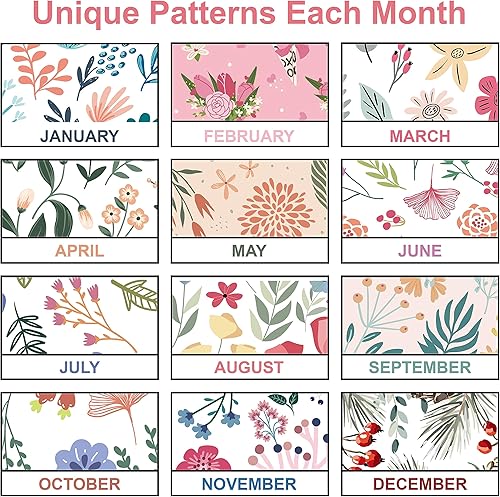 Miniatura 3 de Calendario de escritorio 2024 a enero de 2024 a diciembre de 2024, calendario de escritorio 2024, 9.8 x 8.3 pulgadas, calendario 2024 con papel