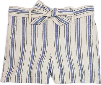 J.Crew Mercantile Womens 5" Linen Blend Tie-Front Pull-on Shorts