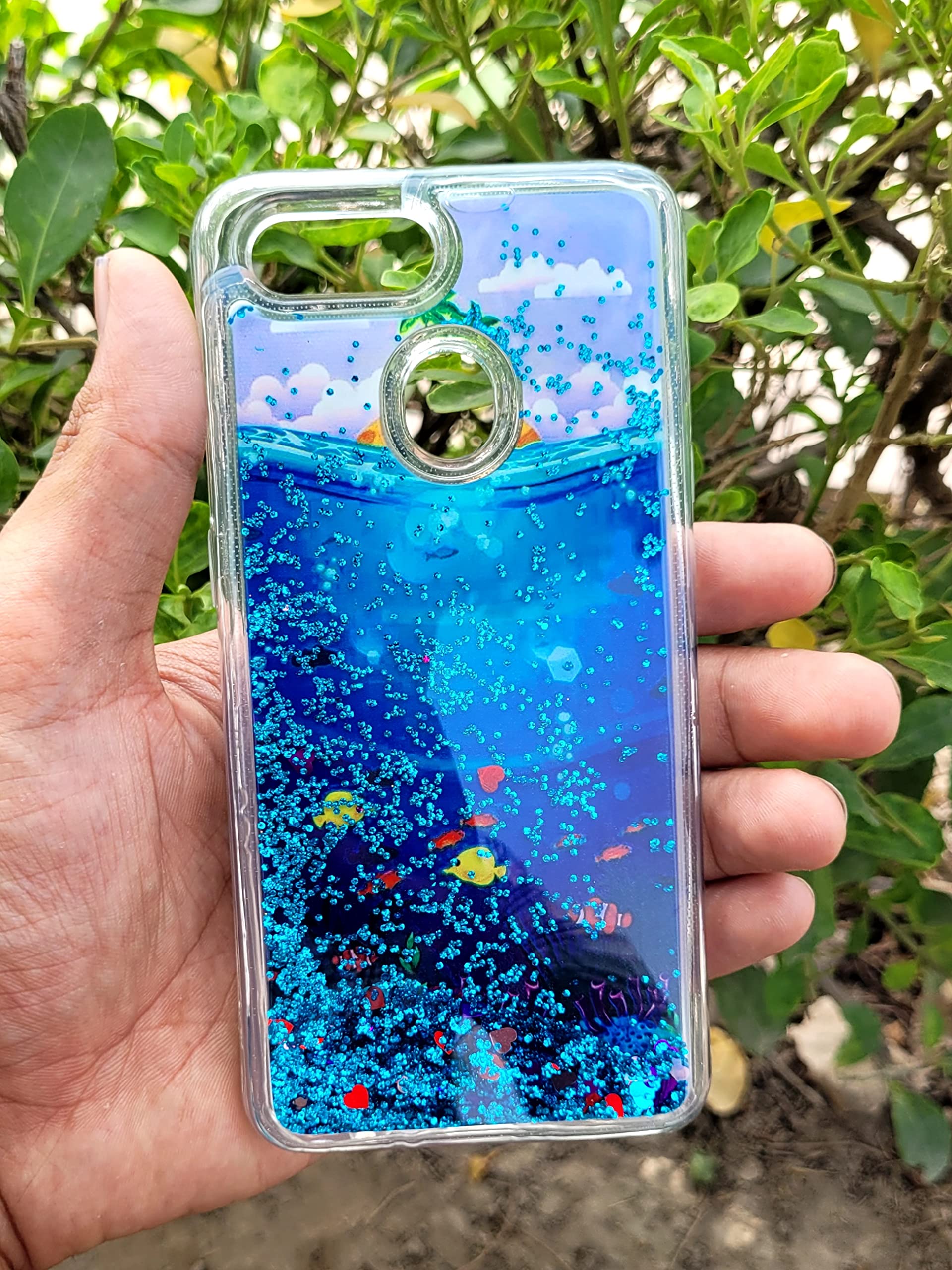 Caseone Printed Glitter Back Cover for Realme 2 Pro, Good Vibes Multicolor  Sparkle Floating Water Glitter Backcover for Realme 2 Pro (Pack of 1)  Multicolor : Amazon.in: Home & Kitchen