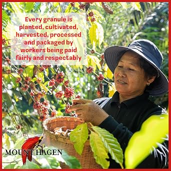 Mount Hagen Mount Hagen Organic Fair Trade Instant Coffee Refill Zip Bag 200g