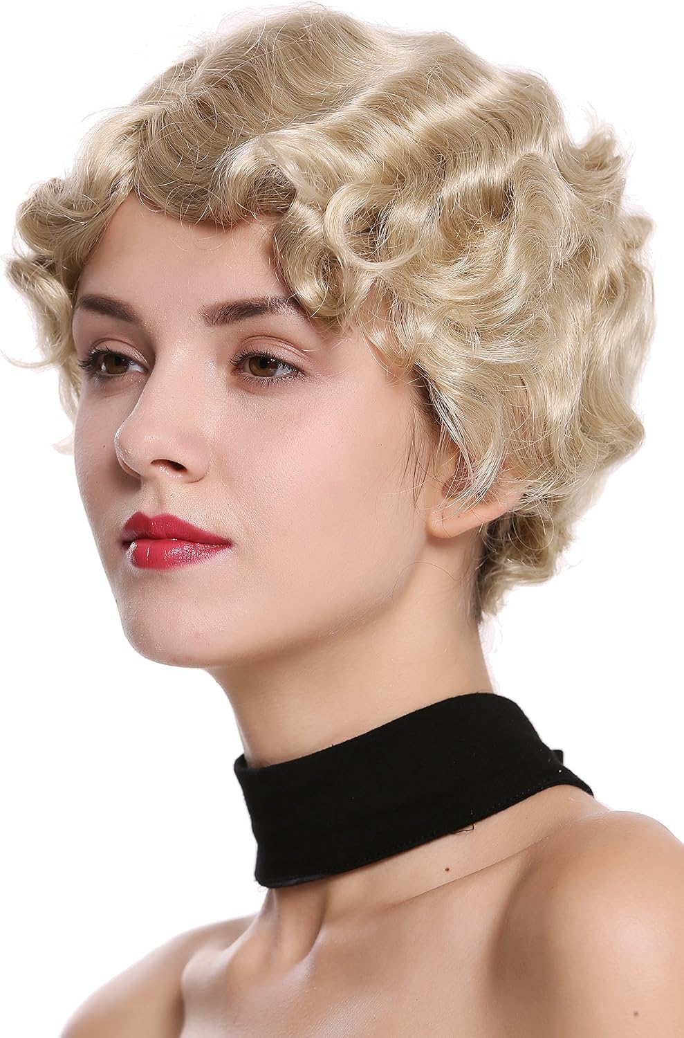 WIG ME UP - LD501-22 Lady Quality Wig short 20s inspired wavy parting Retro Chic Charleston Swing Hollywood Glamour blond - Image 4