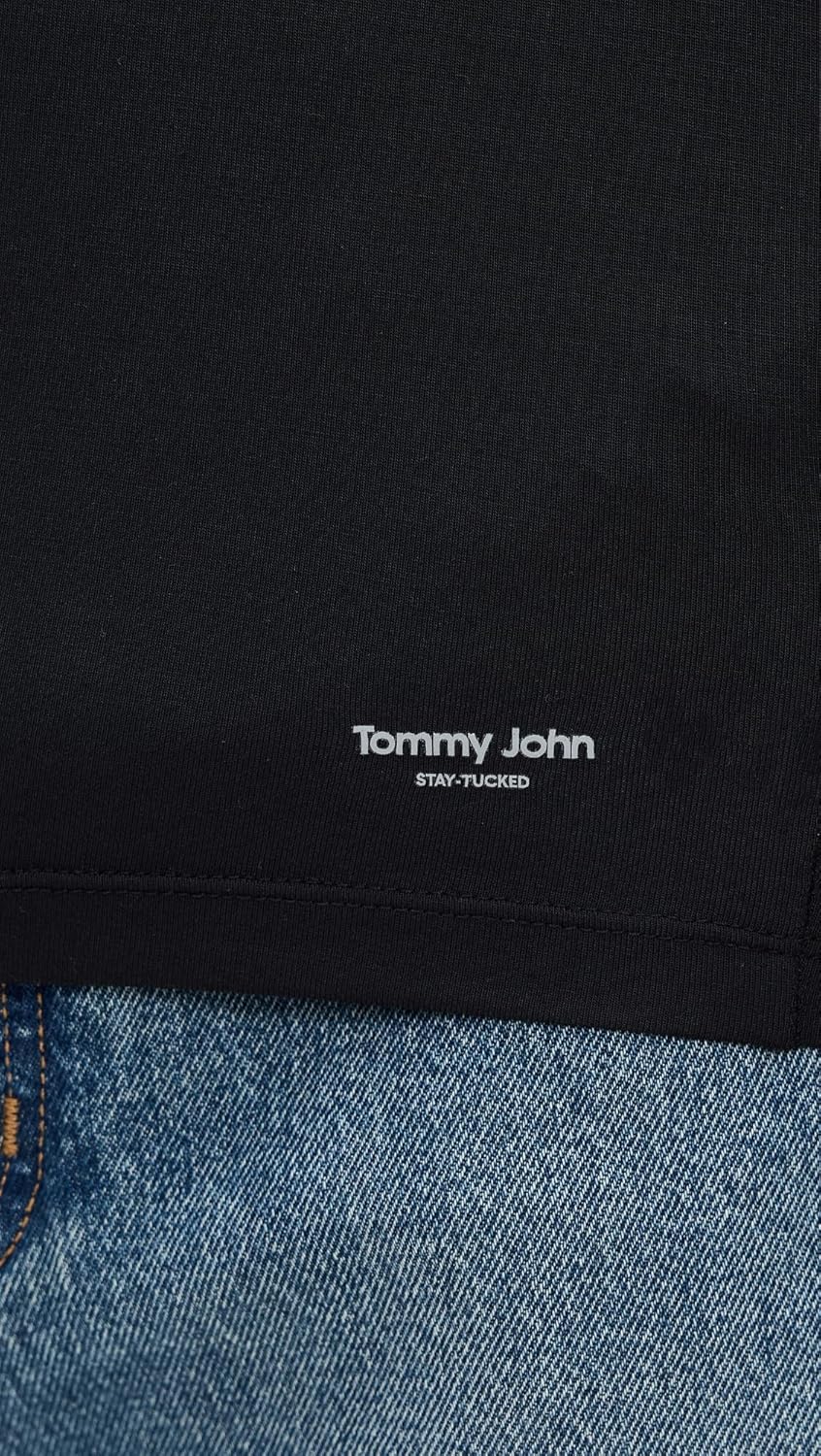 Tommy John Men's Crew Neck Stay-Tucked Undershirt 3-Pack - Image 6