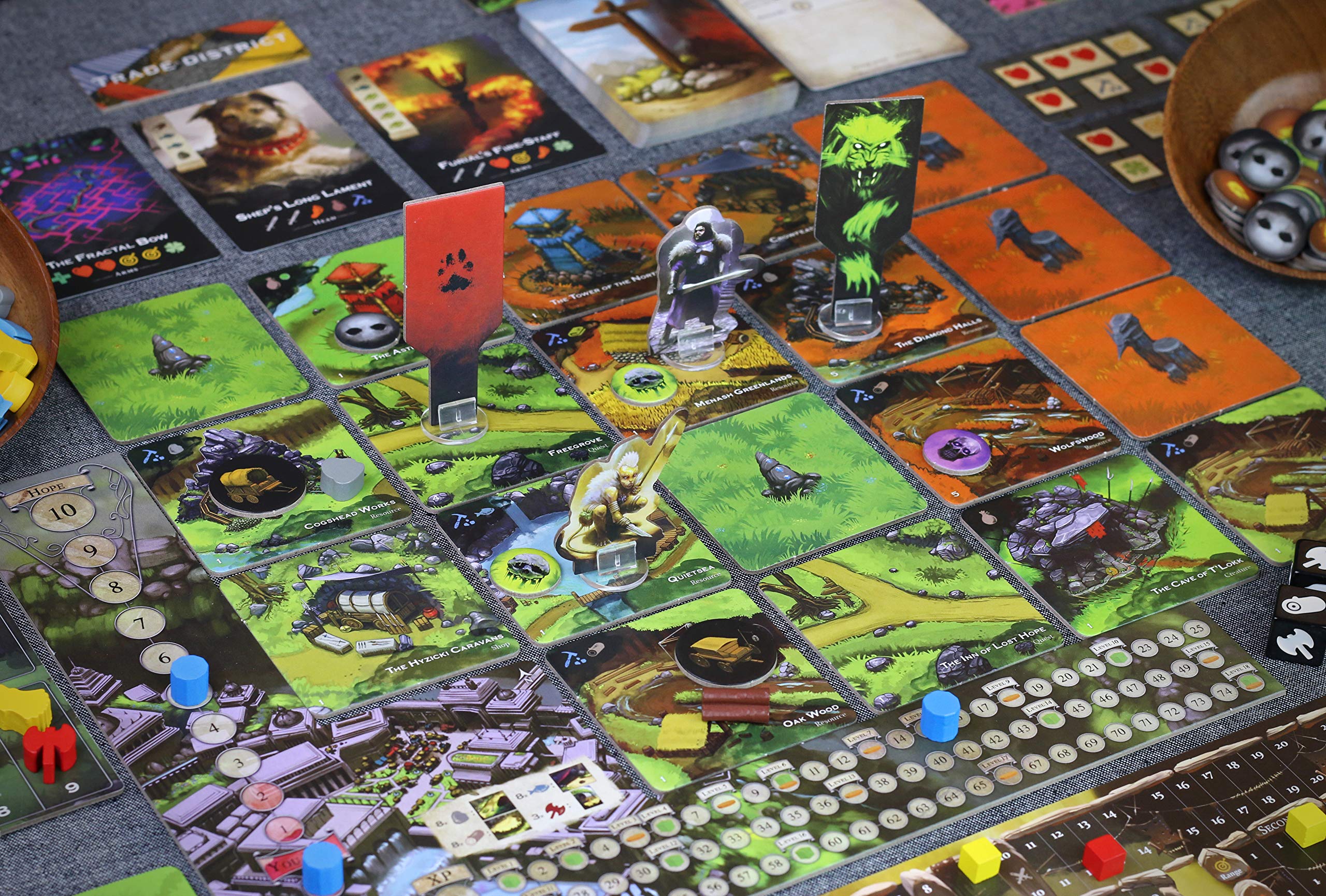 City of Games tcok001 Board Game & Extension, wielokolorowe
