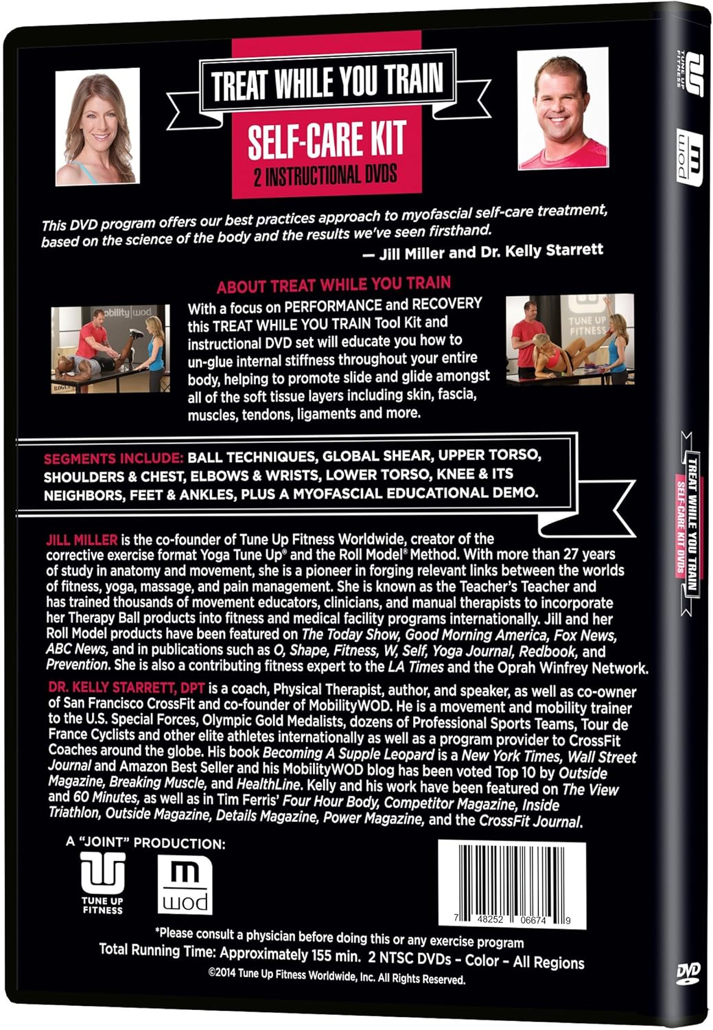 Treat While You Train Self-Care Kit with Instructional DVDs and Accessories, Ft. Jill Miller and Dr. Kelly Starrett