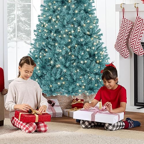 Miniatura 76 de Best Choice Products Árbol de Navidad negro preiluminado de 7.5 pies, decoración navideña completamente artificial para el hogar, oficina