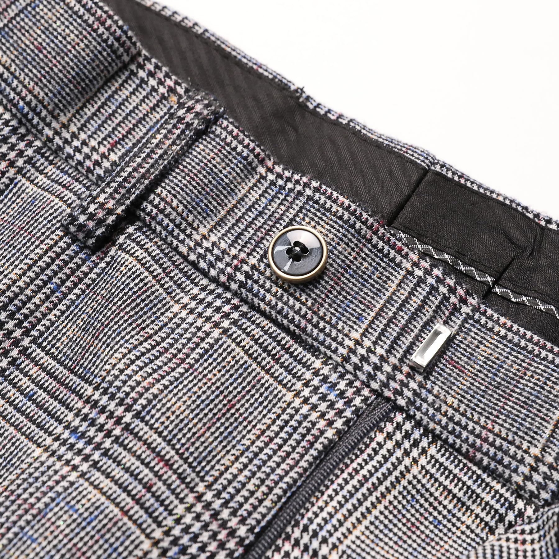 Allthemen Abiti da Uomo 2 Pezzi Plaid Suit Eleganti Blazer Pantaloni Business Casual Giacche per Matrimonio d'Affari