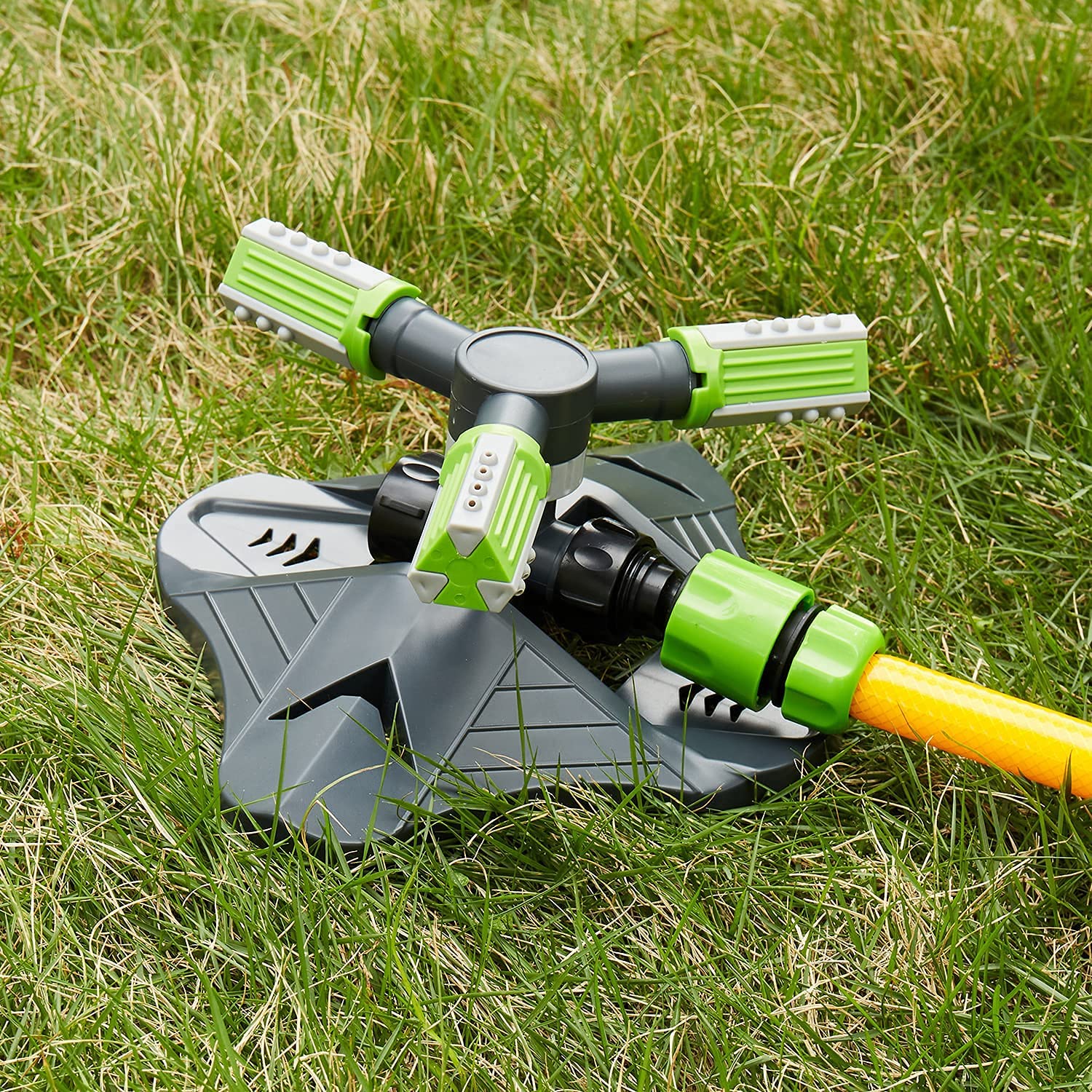 Arroseur De Jardin Rotatif 360° à 3 Bras Namvo - Couverture Jusqu'à 11m, Connexion Rapide, Plastique ABS - 7