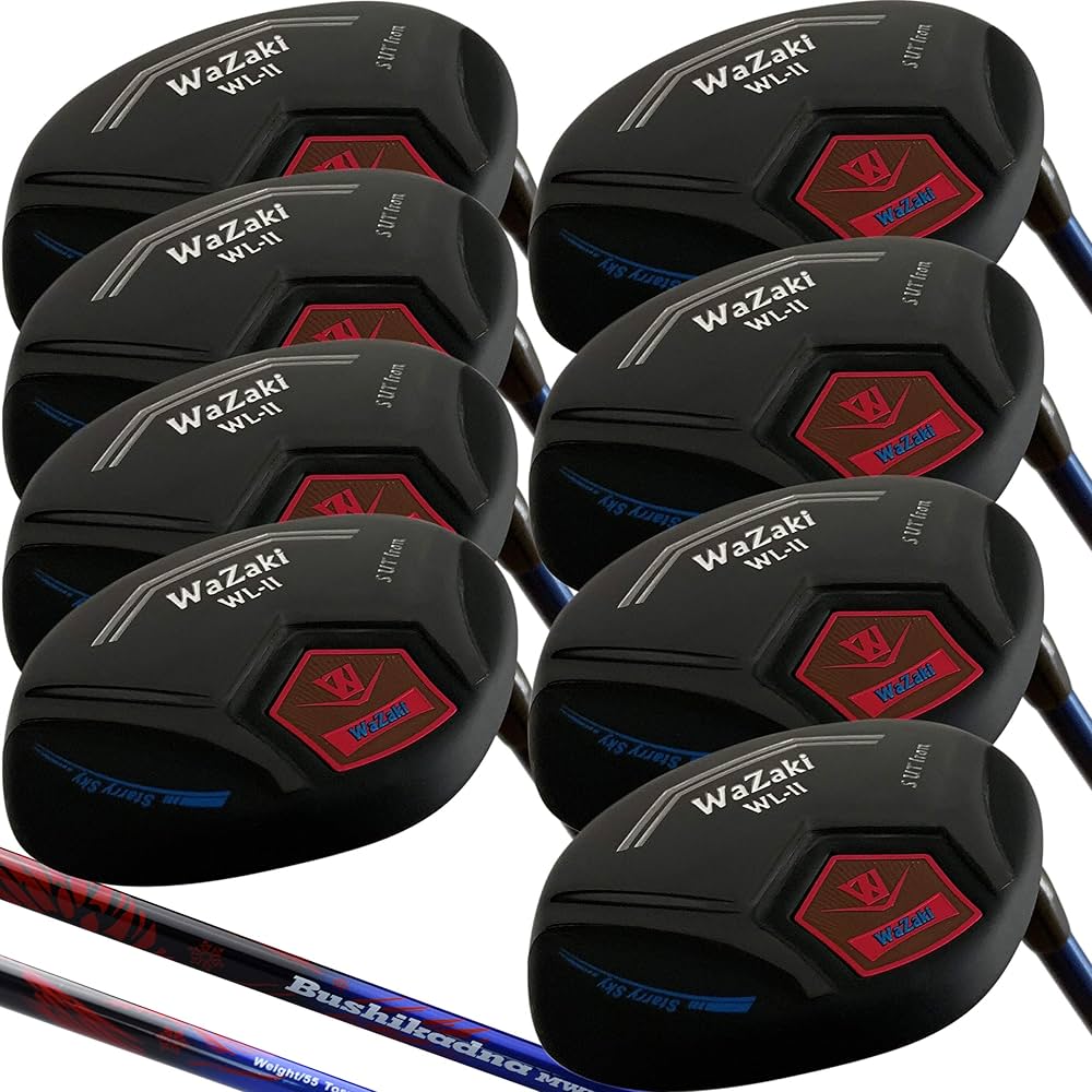 Amazon.com : Japan WaZaki Hybrid Utility Iron Set USGA R A