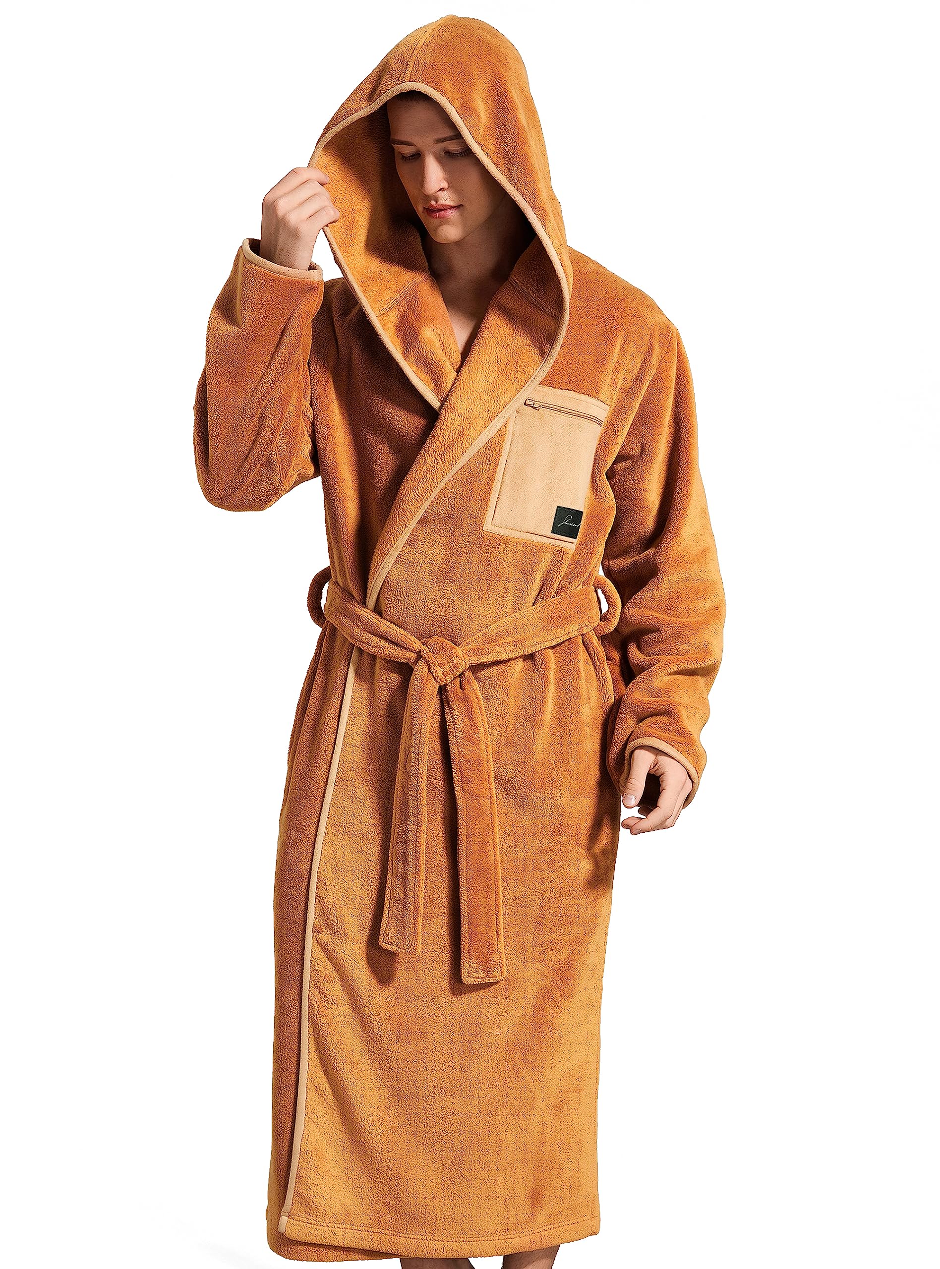 Big Blanket Robe Mens SlumberMee Men's Plush Fleece Robe