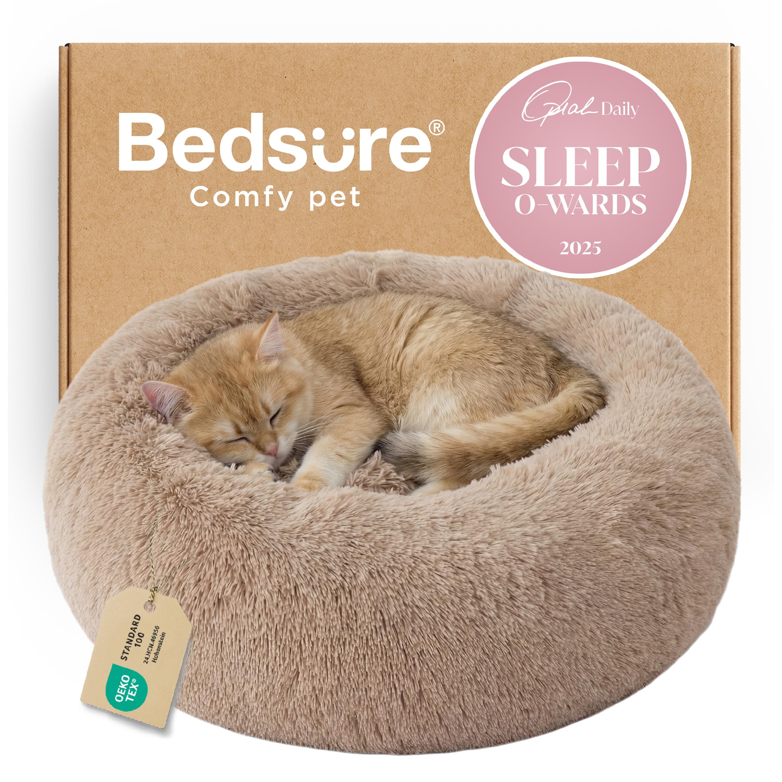 Bedsure Calming Cat Beds for Indoor Cats