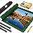 Jigsaw Puzzle Mat Roll Up Fits 2000 1500 1000 Pieces Puzzles, Large Pad Table Non-Slip Board Saver Mats Portable Organizer, 41 x 29 + Inflatable Tube, 3 Straps, Keeper Storage Bag, Adults Gifts