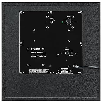 Yamaha NS-SW100 サブウーファー 黒 Yamaha NS-SW100 Black Głośnik, Czarny, 20W : Amazon.pl