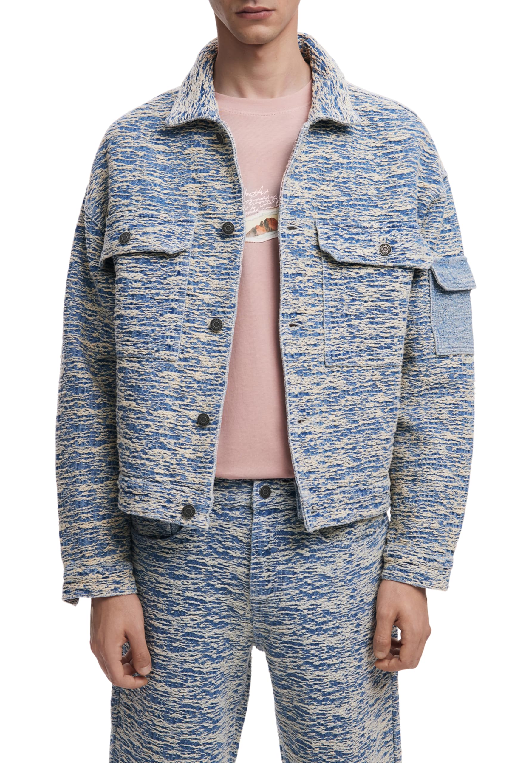 Desigual CHAQ_FANCY O, 5160 DENIM MEDIUM LIGHT, L