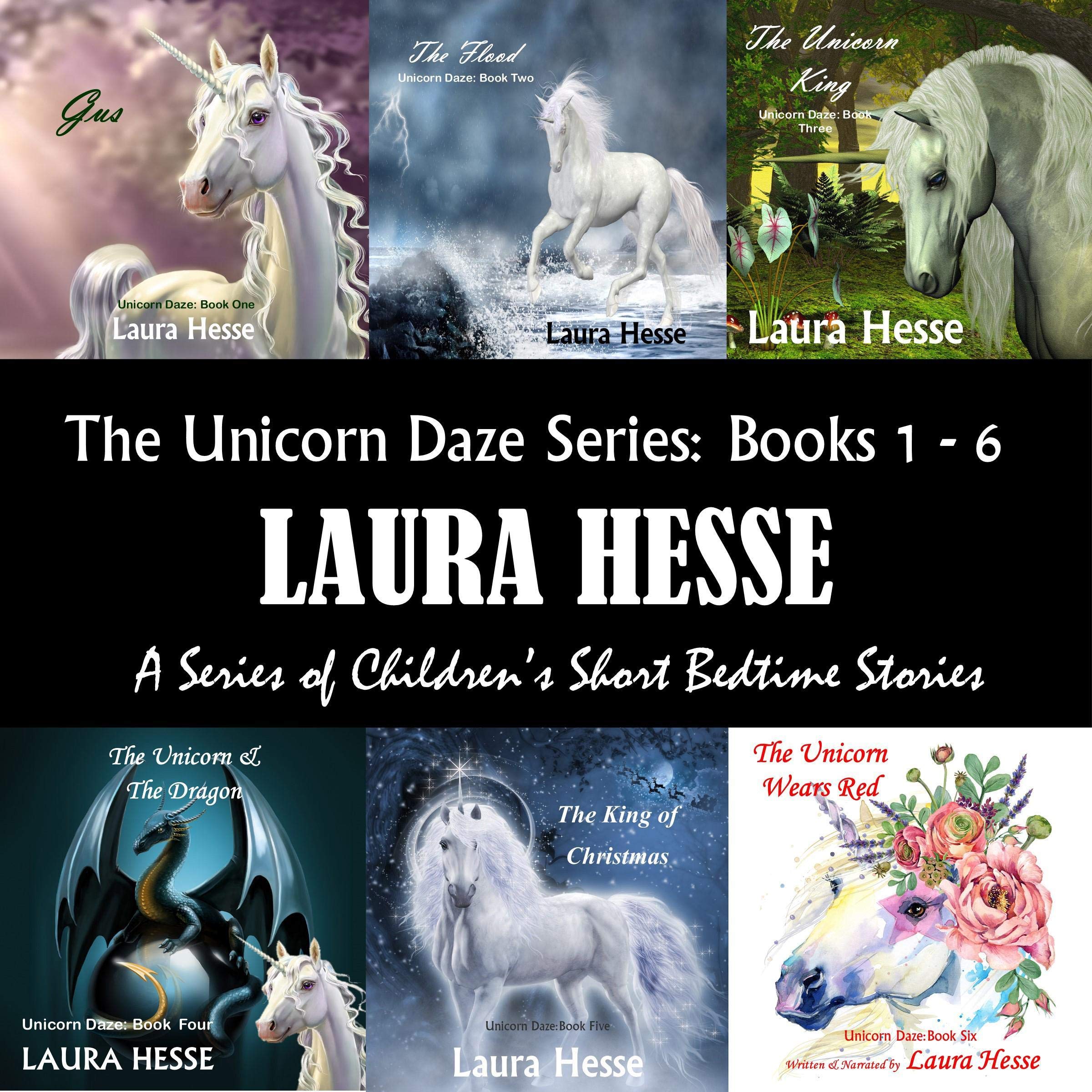 Cover art for The Unicorn Daze Series, Books 1 - 6