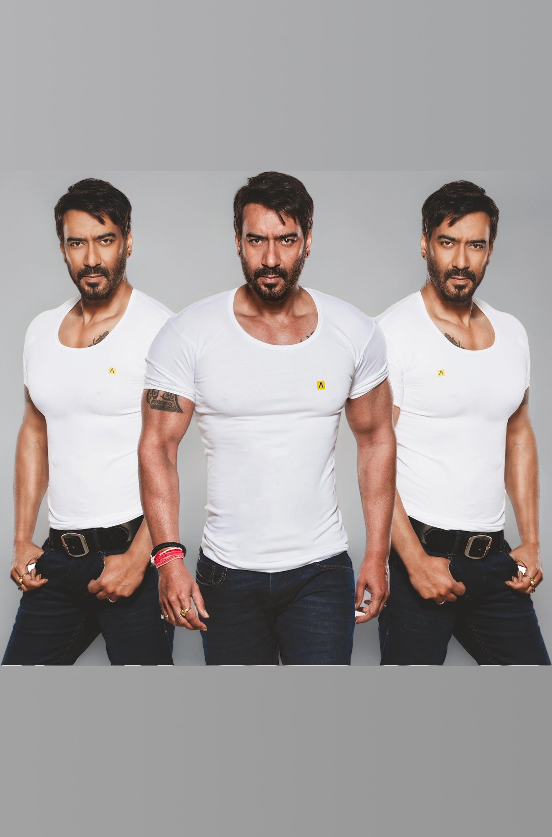 Amul Comfy Men’s White Half Sleeve Vest Pack of 3 | 100% Cotton with Sleeve Undershirt | Soft & Breathable Innerwear for Men