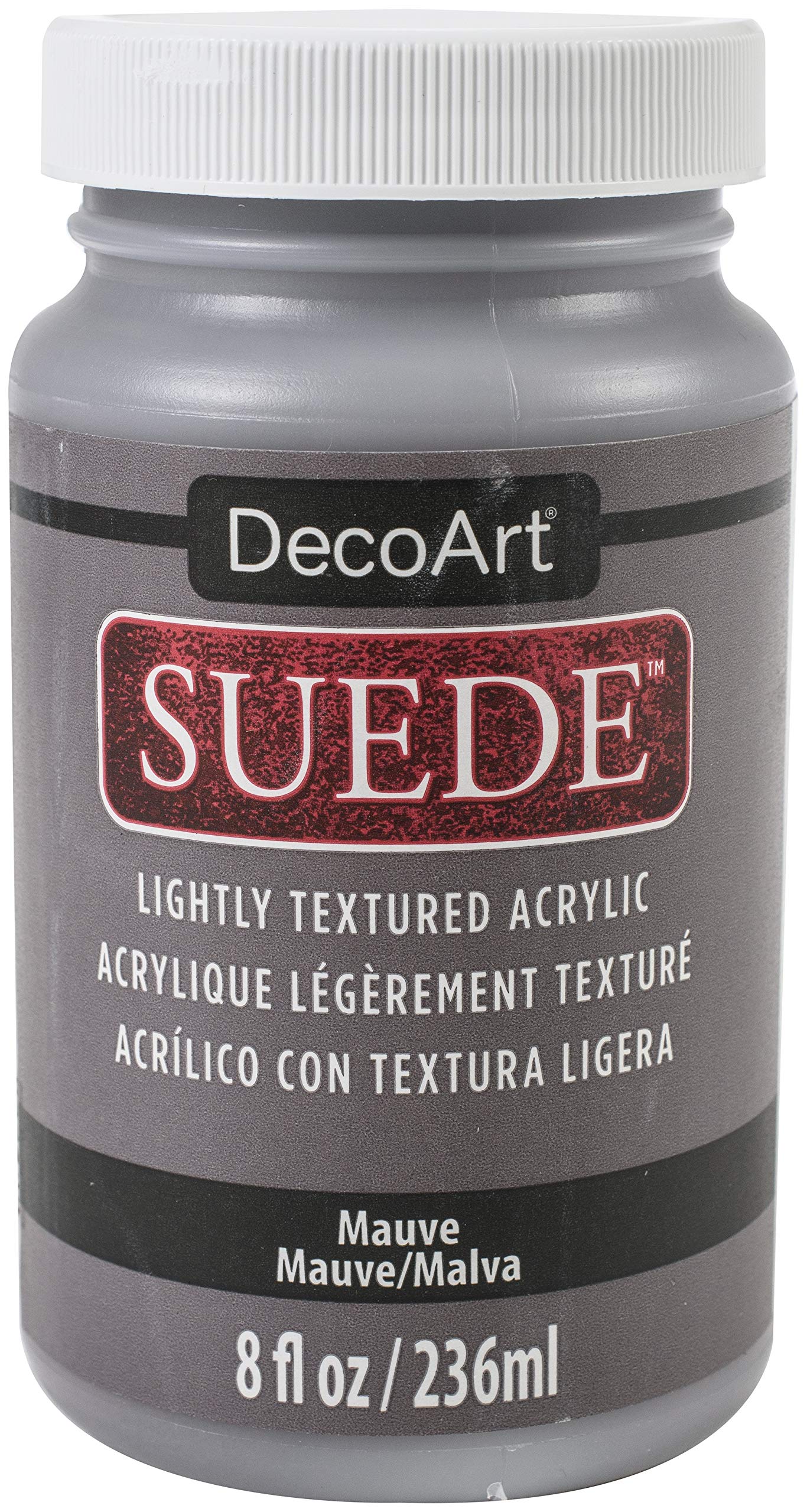DECO ART SUEDE PAINT 8OZ MAUVE, One Size