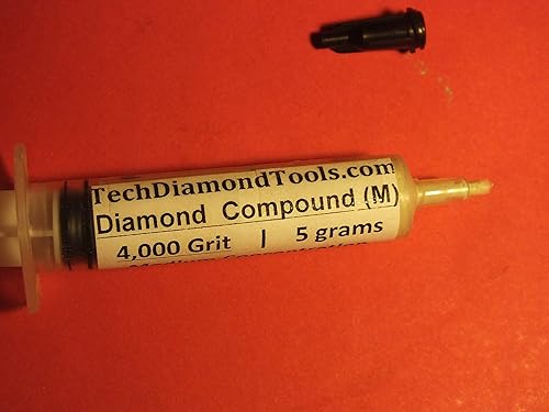 Miniatura 8 de TechDiamondTools Kit de 3 pasta de pulido compuesto de pulido de diamante fabricado en Estados Unidos 4000 8000 50000 grano para mármol vidrio metal