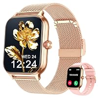 LODIMEKE Smartwatch Pressione Sanguigna e Chiamate, 1.96" Orologio Uomo Donna Fitness