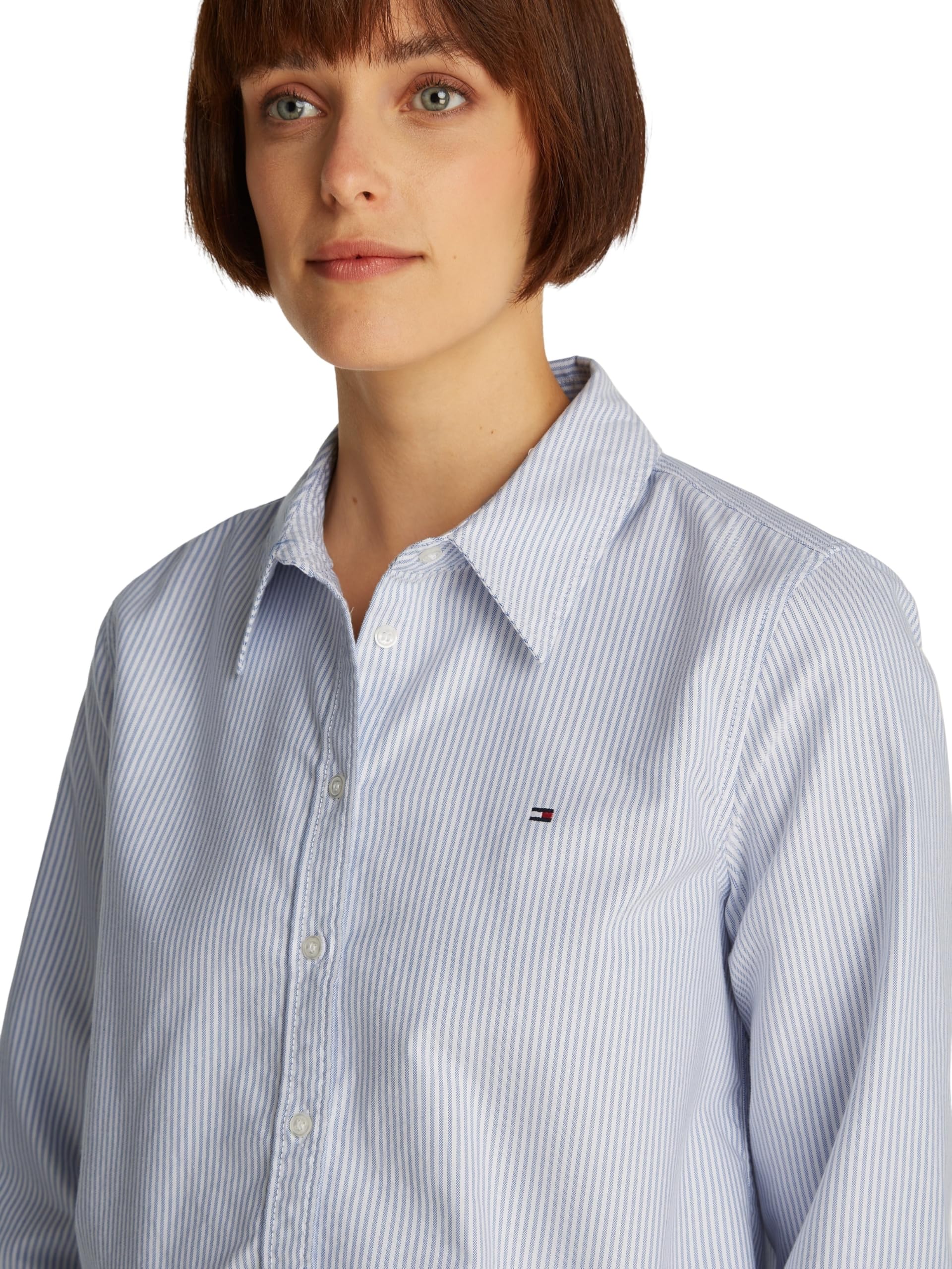 Tommy Hilfiger OXFORD RELAKSOWANA KOSZULA FIT WW0WW46111 Kobiety Oxford Relaxed Fit Shirt Ww0ww46111