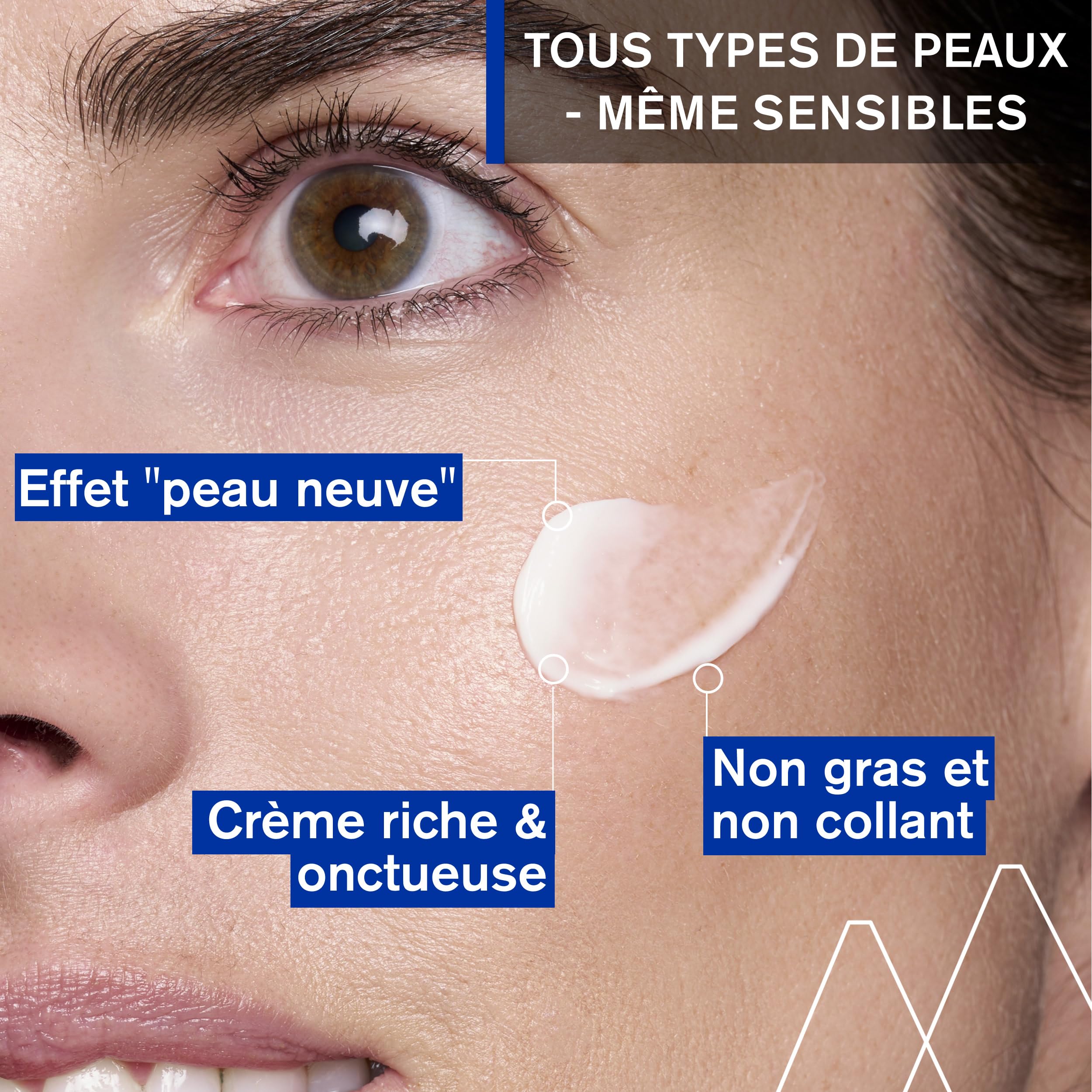 Uriage Age Lift Peel Crème Nuit Peau Neuve avec 3,6% d'AHA et d'Acide Hyaluronique - Lisse, Repulpe et Raffermit la Peau - Texture Riche et Crémeuse - Convient aux peaux sensibles - 50 ml