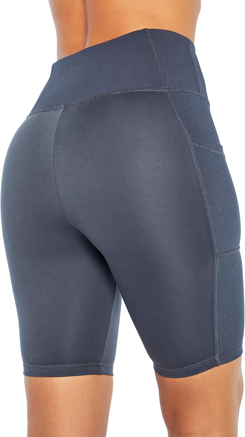 Marika Women's Belle Rib High Rise Pocket Bermuda Short