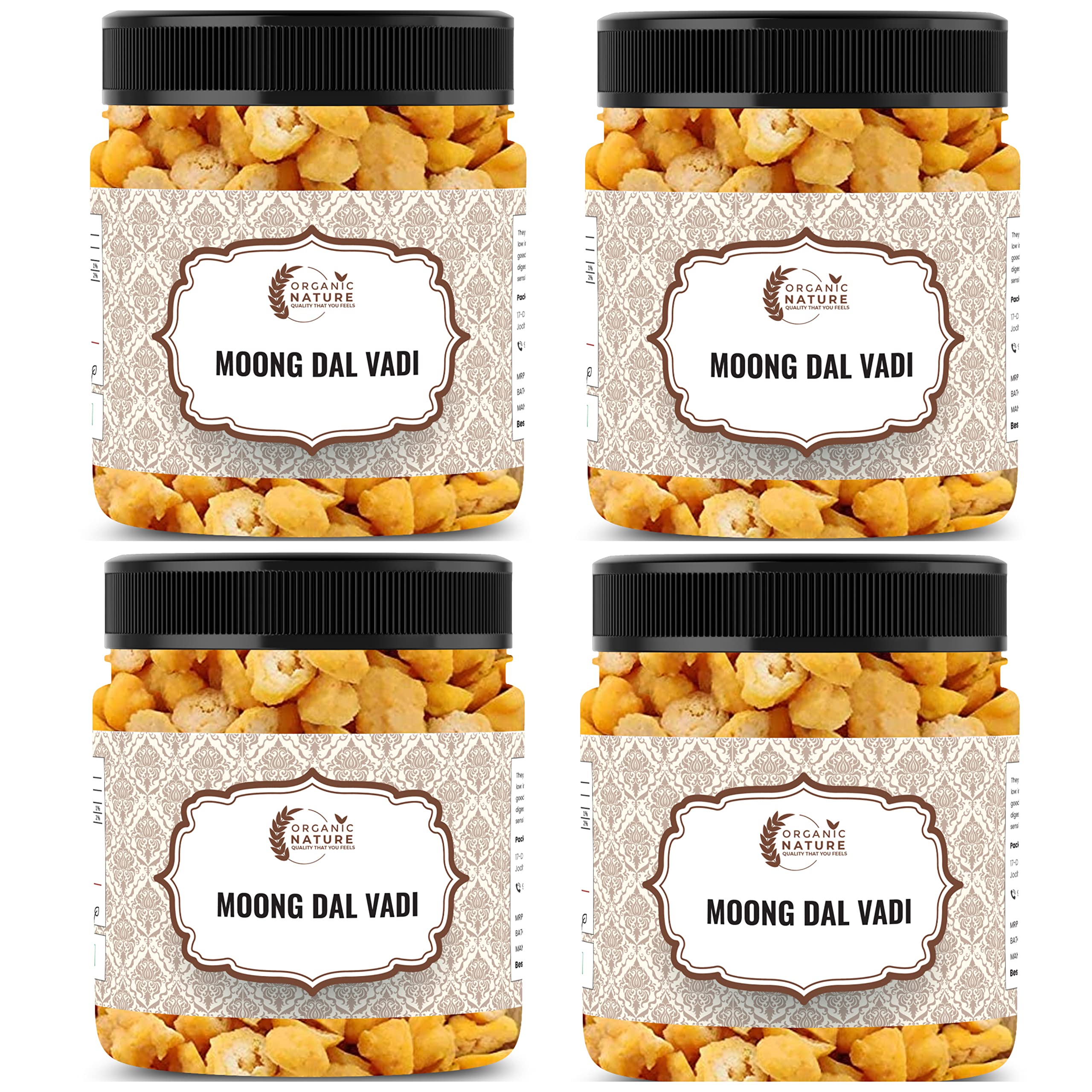 Organic Nature Homemade Moong Dal Wadi Mangori Wadian Moong Dal Vadi Badi (1 Kg)