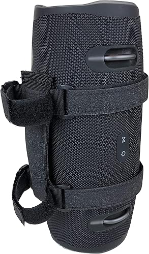 Bushwhacker Jumbo Speaker Mount for Large Bluetooth Speakers 12"-20" Circumference Great for UTV Golf Cart Boat Wakeboard Tower Holder Strap