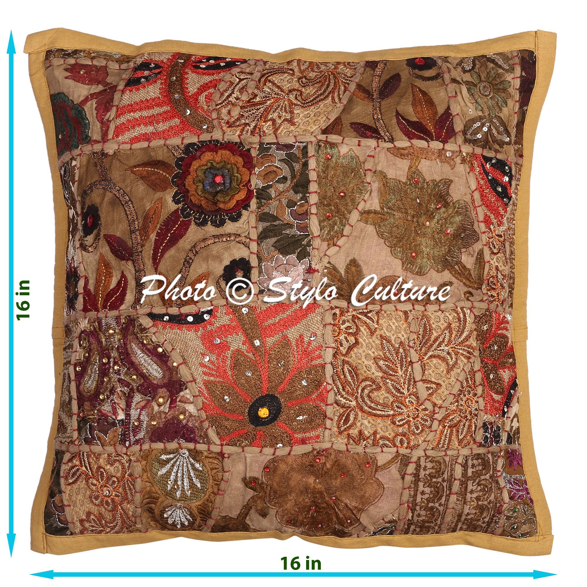 Stylo Culture Etnische decoratieve bankbankbankstoelhoezen paars 12