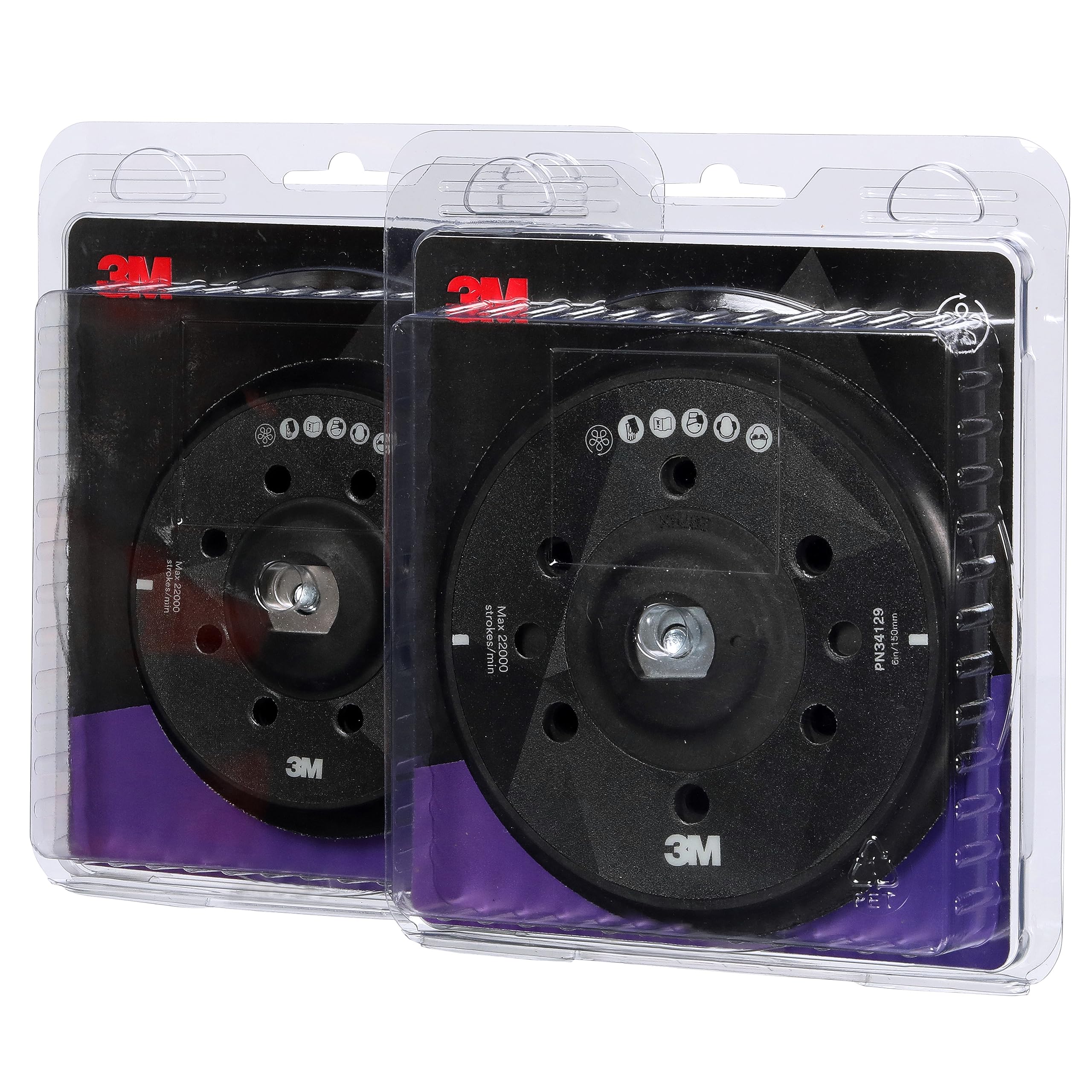Platorello per lucidatrice rotorbitale 3M Perfect-It, 150 mm (6 in), 34129
