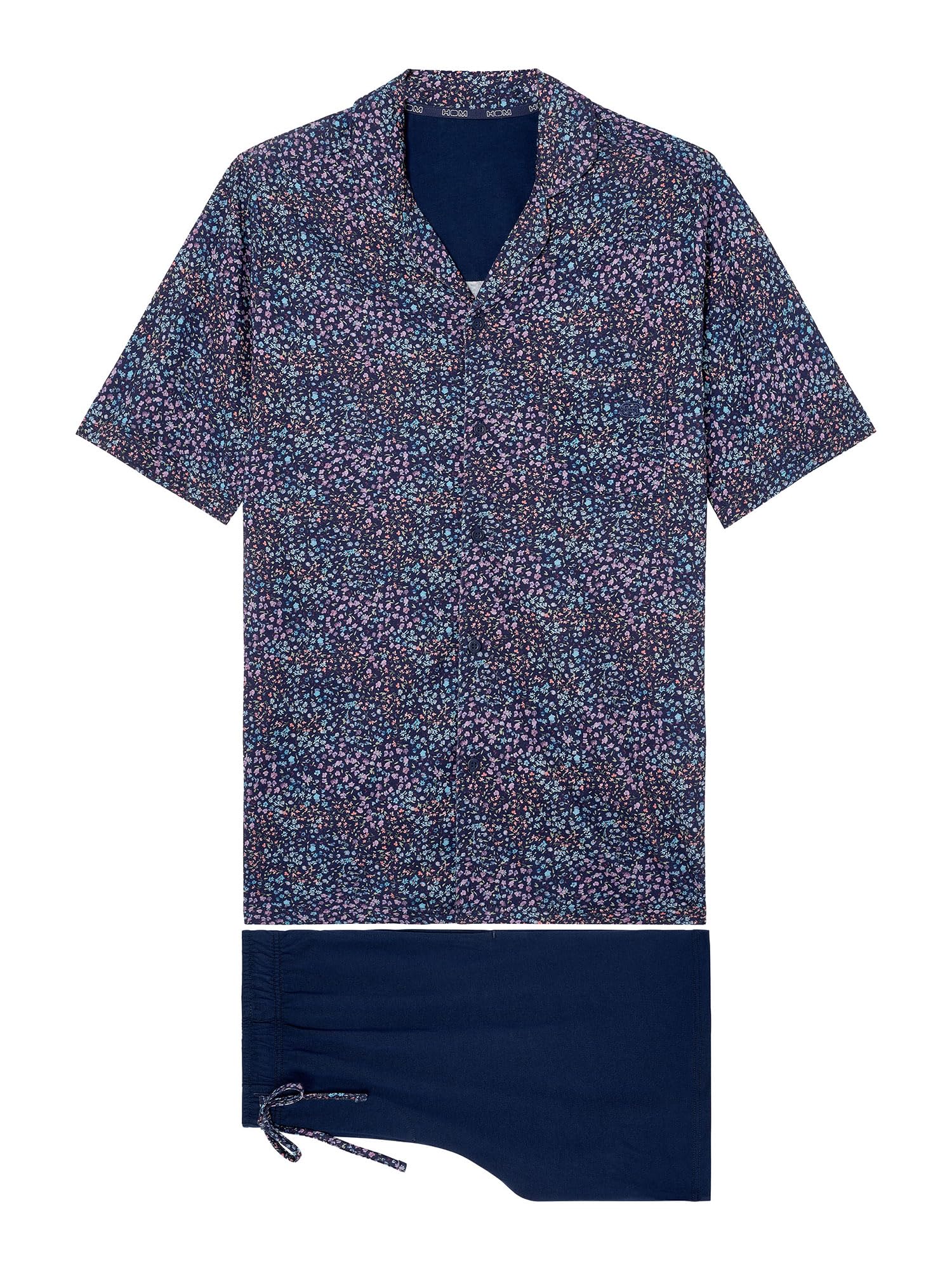 HOM Herren Pyjama Kurzer Vineyard Pajama Set (1er Pack)