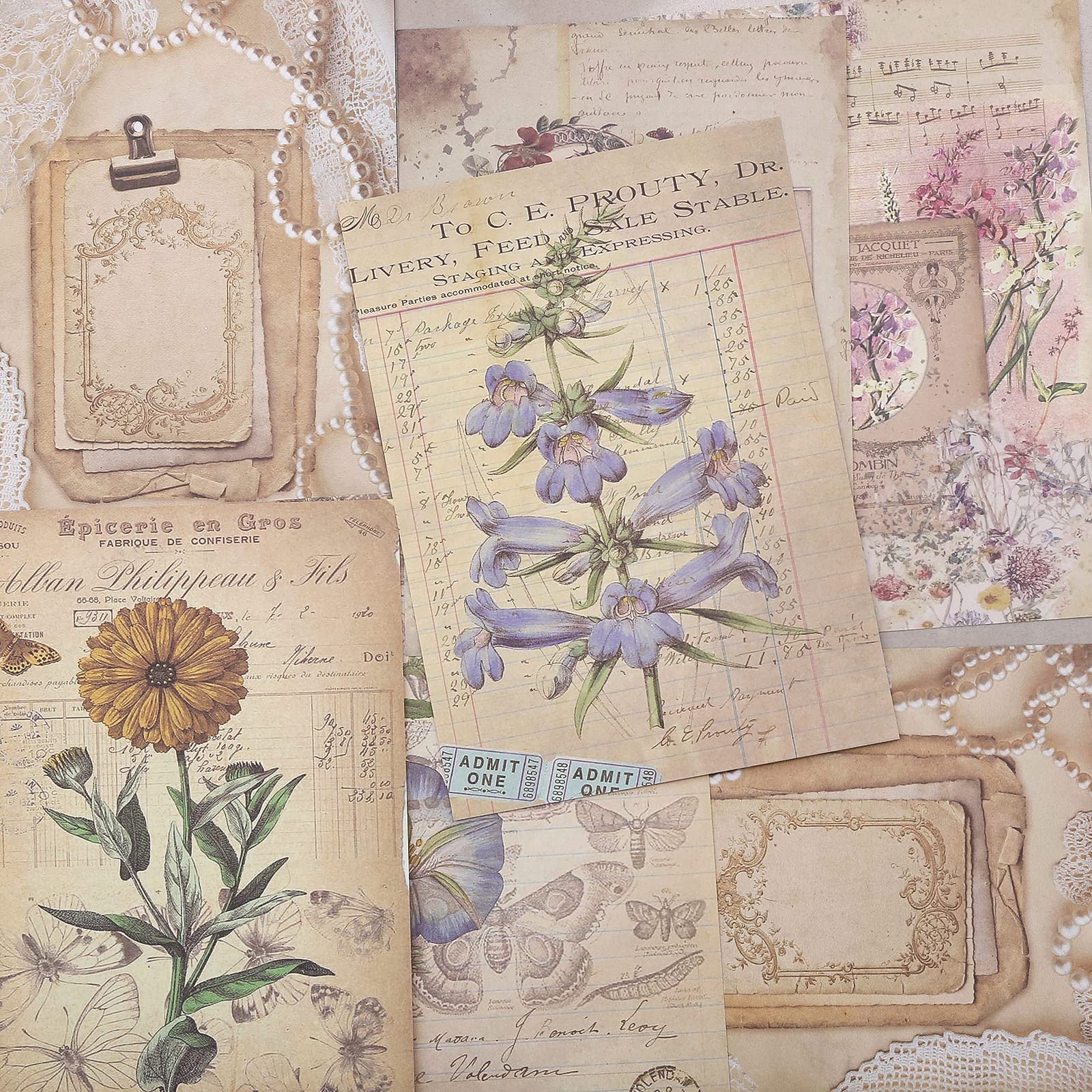 コラージュ素材紙もの素材紙【1920】