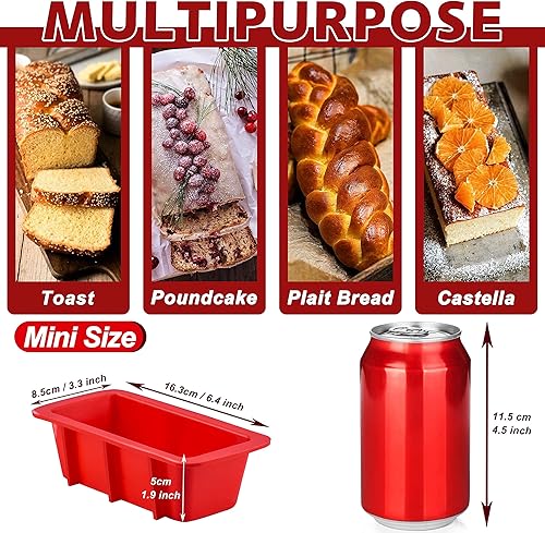 Vista 6 de Anaeat Juego de 3 mini sartenes de silicona reutilizables, antiadherentes y flexibles, seguras y respetuosas con el medio ambiente, multiusos